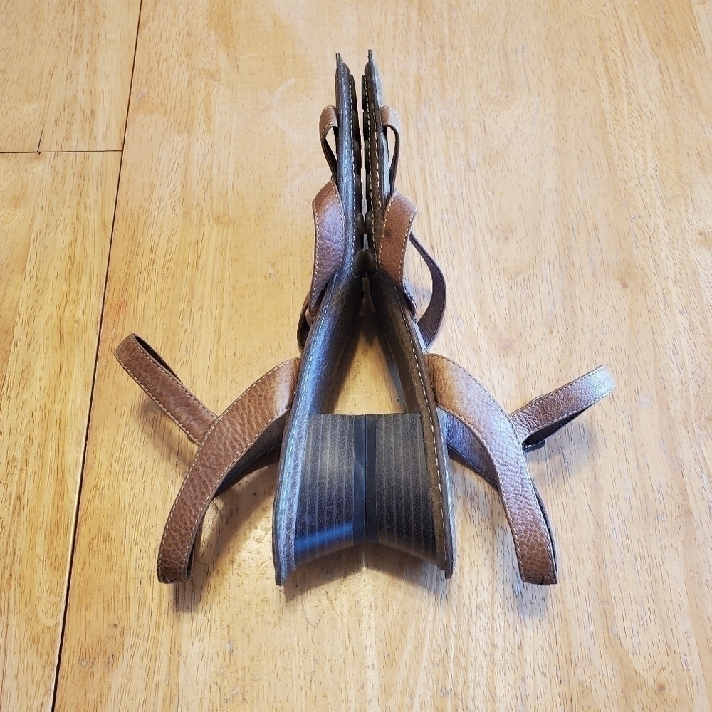 Sonora Brown Leather Sandals sz 9M - Picture 10 of 13